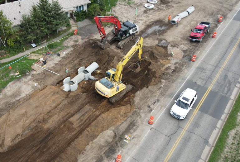 Brooklyn Blvd by Park Construction