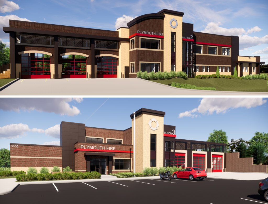 Plymouth Fire Stations 2 and 3 by Park Construction