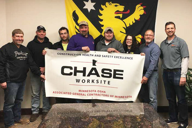 Safety Award at Park Construction