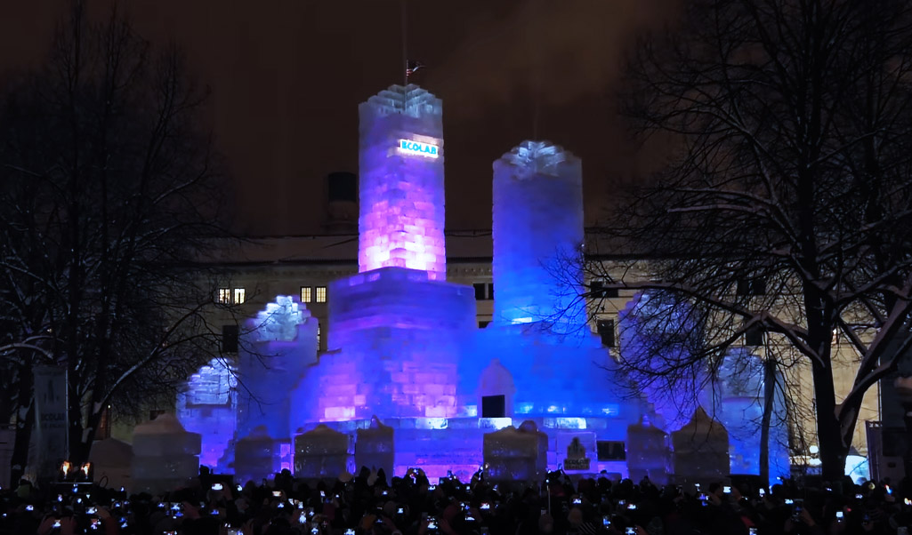 2018 Winter Carnival Ice Castle