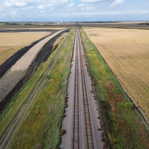 BNSF Railway Shoo-fly Projects near Fargo North Dakota